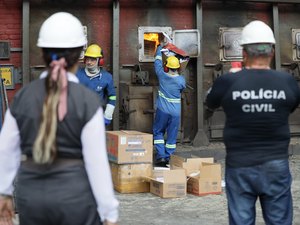 Ministério Público de Alagoas acompanha incineração de drogas em Rio Largo