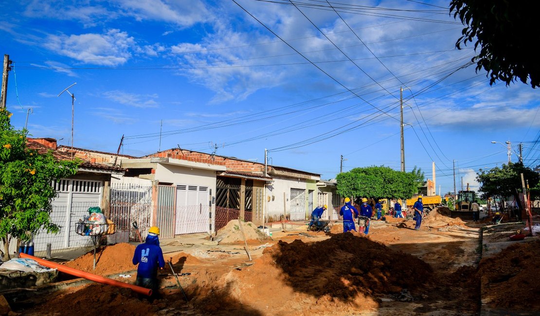 Nova Maceió: obras de infraestrutura seguem no bairro do Tabuleiro