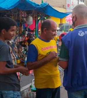 Prefeitura de Arapiraca inicia cadastramento de ambulantes que atuam no Parque Ceci Cunha