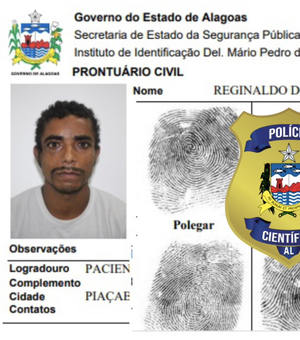 Instituto de Identificação procura familiares de homem de 32 anos nascido em Piaçabuçu