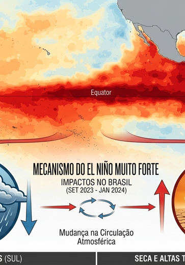El Niño pode ser um dos mais fortes já registrados desde 1950