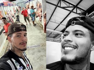 Felipe Amorim toma café da manhã no Mercado Municipal de Arapiraca após show