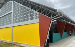 Prefeito Luciano Barbosa entrega do Ginásio Acebílio Vieira Leite, no bairro Baixa grande