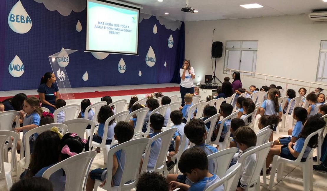 Dia Mundial da Água: escolas de Maceió e Joaquim Gomes têm ações