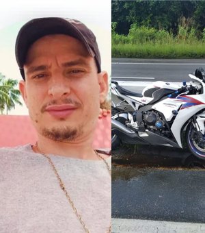 Homem que morreu em acidente de moto na ponte Divaldo Suruagy é identificado