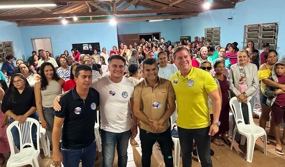 Lideranças de Vila Aparecida declaram apoio a Marx Beltrão e Marcos Beltrão durante evento comunitário