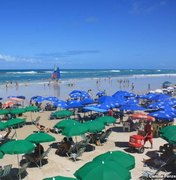 Praias do litoral alagoano apresentam quatro trechos impróprios para banho