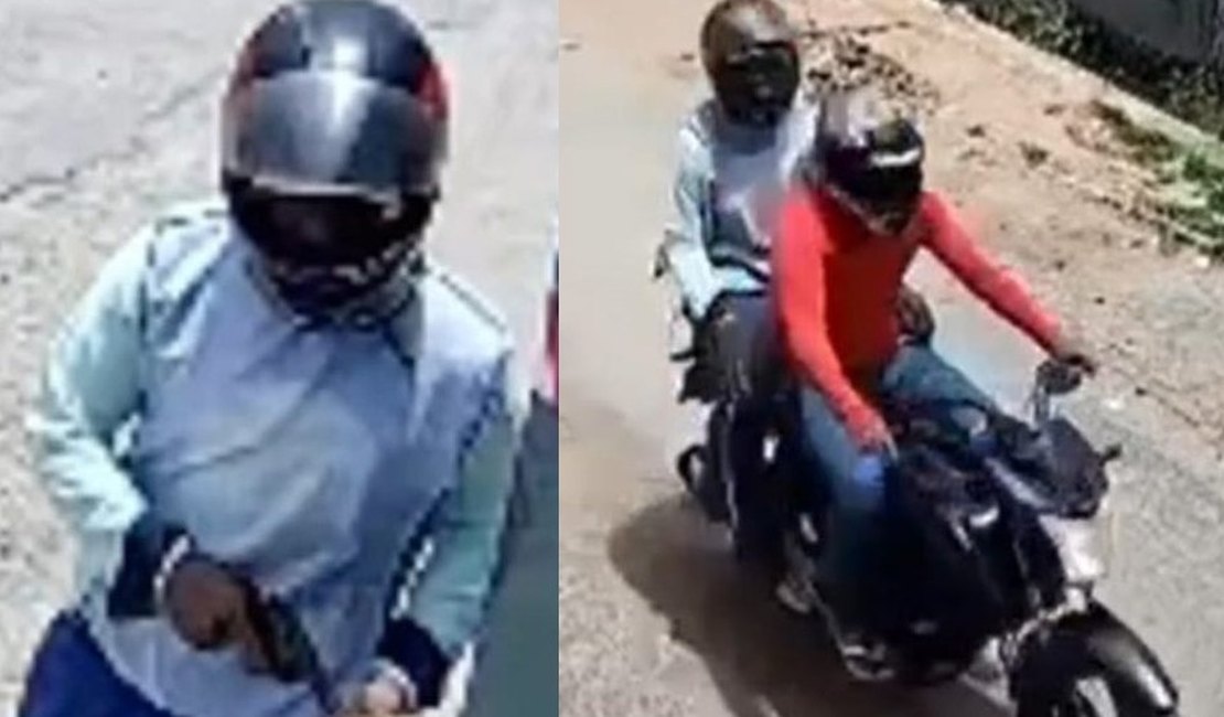 Polícia tenta identificar dupla suspeita de ataque a tiros em barbearia de Maceió