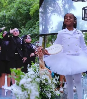 [Vídeo] Entrada das alianças ao som de Beyoncé e Michael Jackson em casamento viraliza