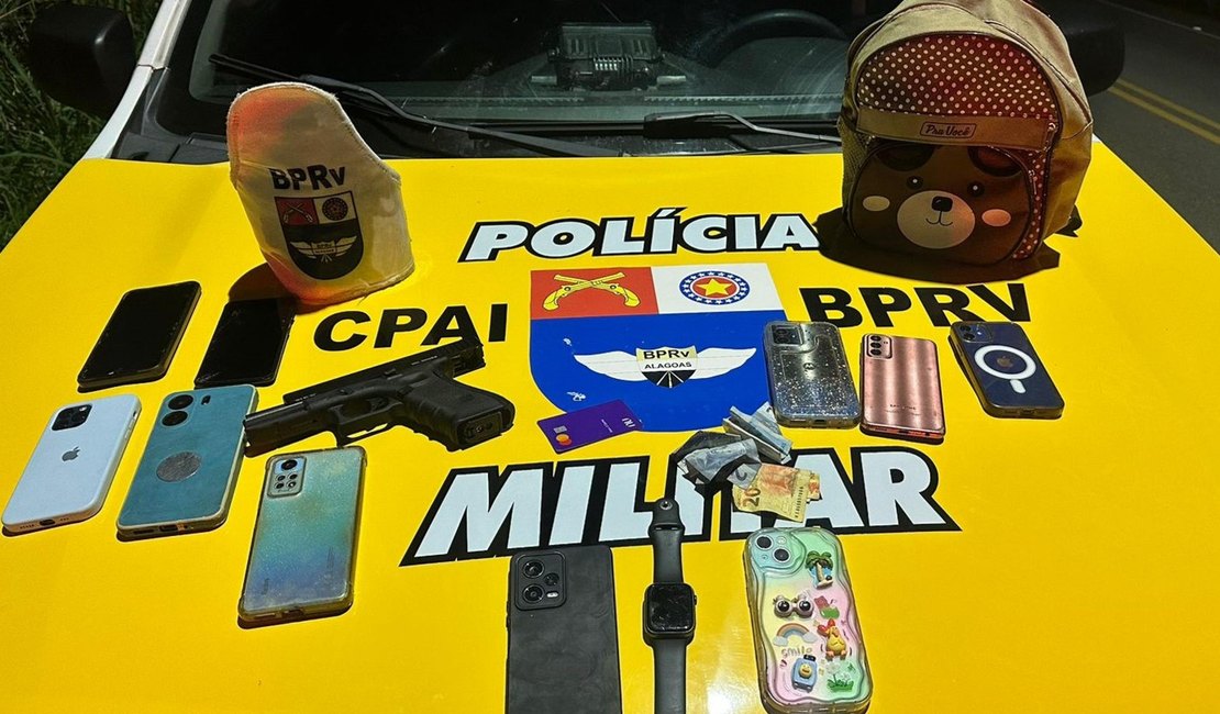 Trio é preso por suspeita de roubo em Paripueira
