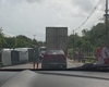 Caminhonete com dois ocupantes capota e congestiona trecho da BR-316, em Satuba