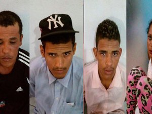 Forças policiais recuperam veículo roubado e prendem quatro acusados de receptação