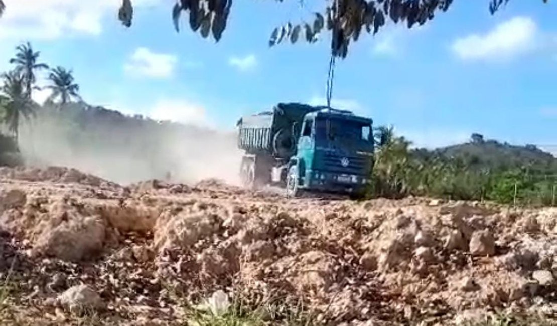 Poeira constante adoece moradores da zona rural de Maragogi