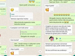 Cliente que perdeu mãe para Covid se emociona com pizzaria