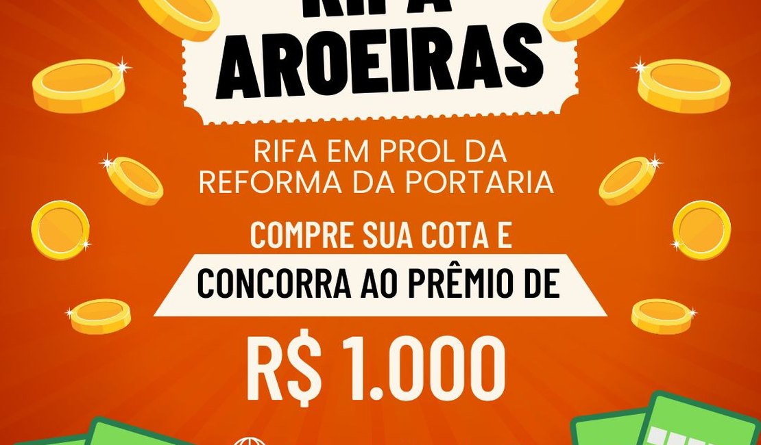 Rifa Solidária arrecada fundos para a reforma da portaria do Residencial Aroeiras em Arapiraca