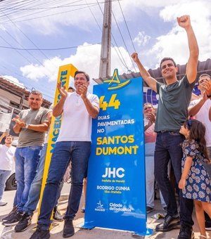 JHC leva pavimentação e infraestrutura a 120 ruas da parte alta de Maceió