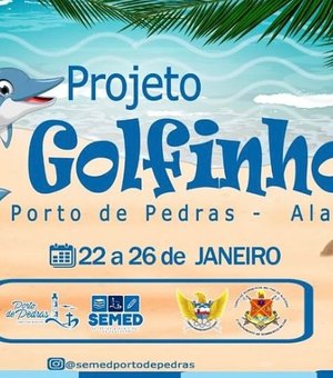Projeto Golfinho inicia em Porto de Pedras na segunda-feira (22)
