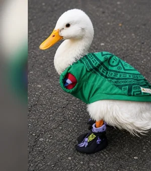 [Vídeo] Presidente do México recebe pato Merlin, 'mascote' do país na Copa