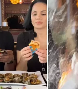 Carro invade restaurante durante gravação e atinge influenciadores no Texas