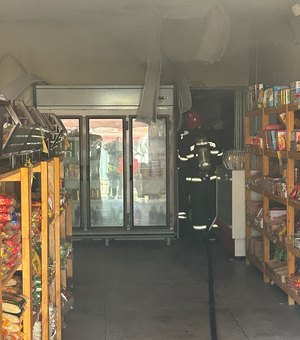 Incêndio atinge mercadinho e proprietário tem prejuízo de R$ 3 mil em Marechal