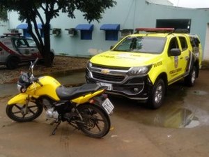 Moto roubada é devolvida à proprietária no dia do seu aniversário