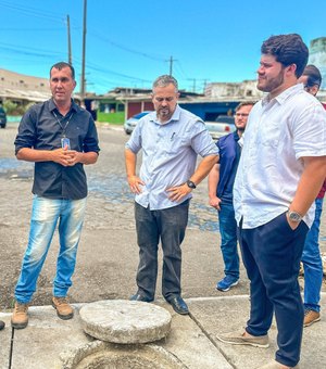 Vice-prefeito e titular da Seminfra determina limpeza preventiva do Mercado da Produção