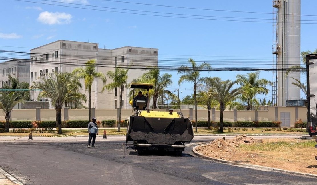 Prefeitura de Maceió conclui pavimentação de ruas próximas ao Mirante Santa Amélia
