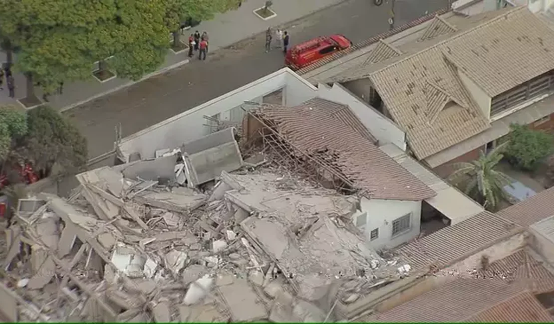 Prédio em construção desaba em Belo Horizonte e deixa uma morte