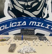 Jovem de 19 anos é preso vendendo drogas no Centro de Penedo