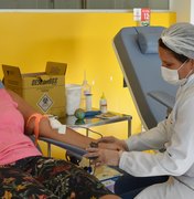 Hemoal realiza coletas itinerantes de sangue em Arapiraca e União dos Palmares