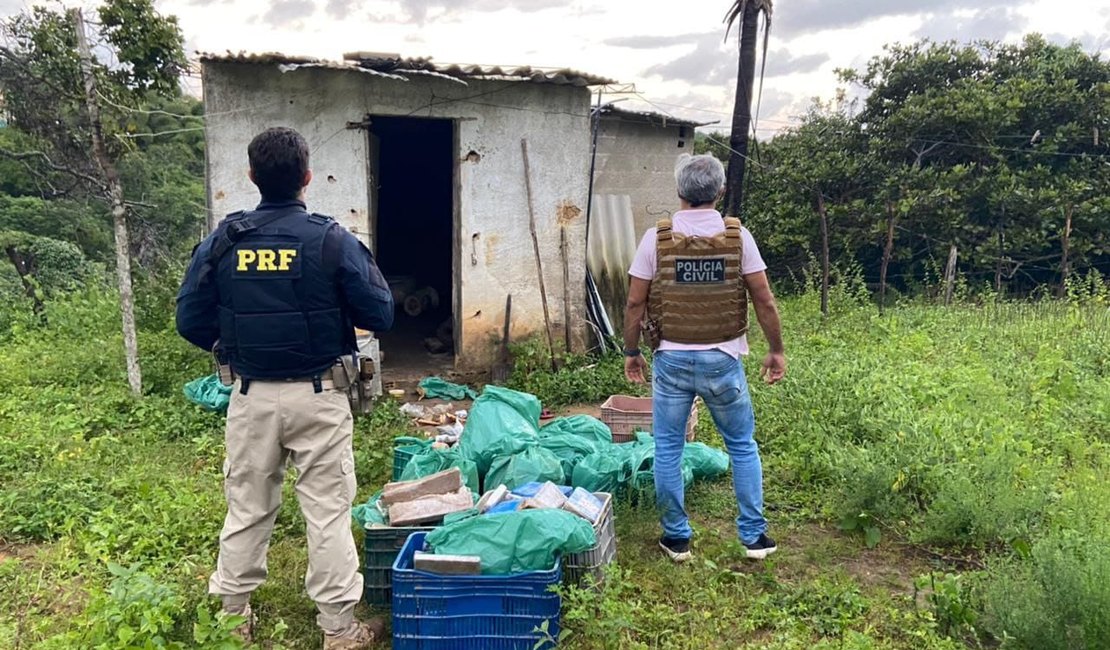 Traficantes são presos com 165kg de maconha no bairro da Santa Lúcia