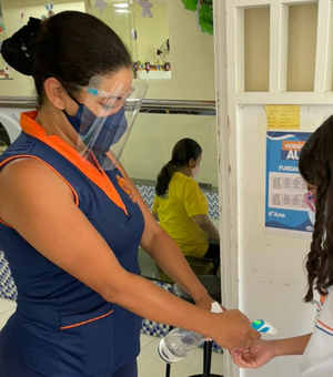 Escolas de Arapiraca seguem protocolos para evitar a proliferação de coronavírus