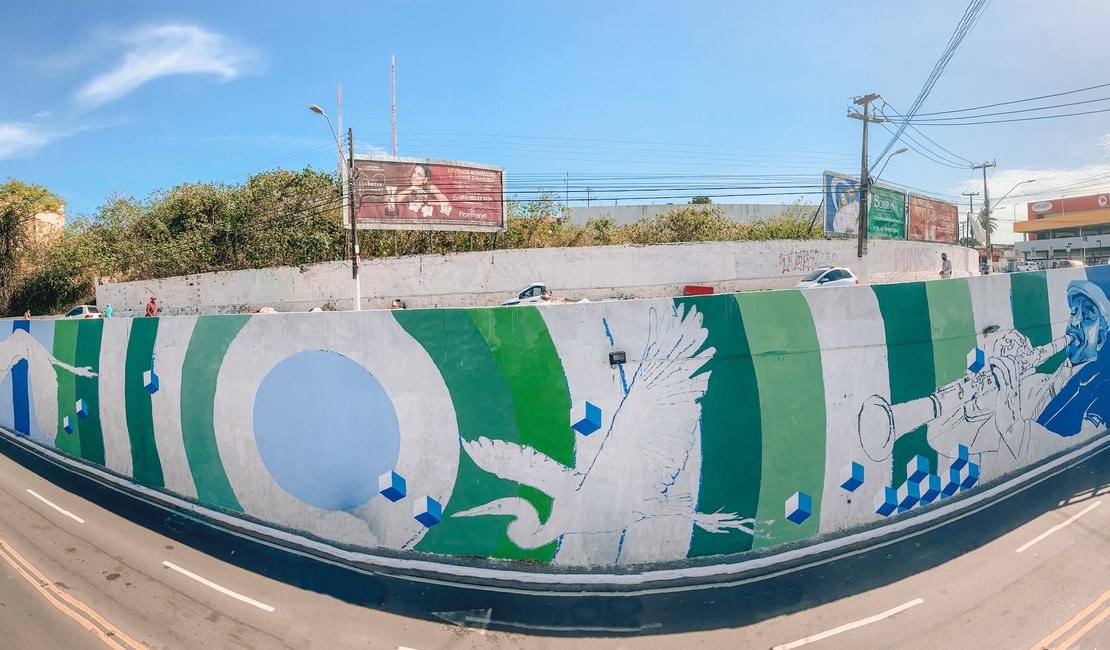 “Mais Cor Maceió” vai transformar viaduto do Jacintinho em galeria a céu aberto