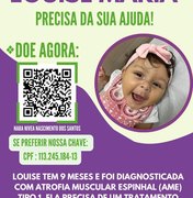 Bebê de dez meses diagnosticada com Atrofia Muscular Espinhal precisa de doações para tratamento