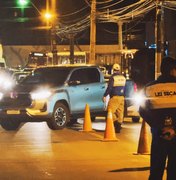 Operação de Lei Seca flagra 9 motoristas alcoolizados durante blitz