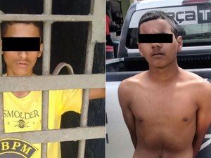 Menores são apreendidos depois de roubarem motocicleta no bairro Cacimbas