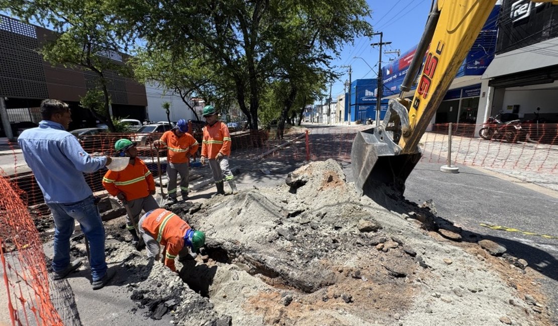 Obra de recuperação de drenagem interdita via no Poço a partir desta segunda (5)