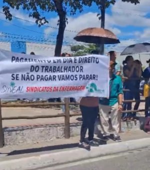 Funcionários do Veredas realizam novo protesto e entram na segunda semana de greve em Maceió