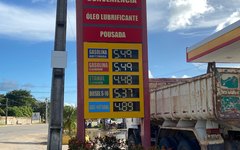 Preços adotados no posto Mastergás em Barra Grande