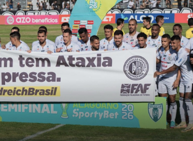 ASA mobiliza torcida para ajudar esposa de Júnior Viçosa em luta contra ataxia