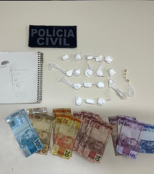 Suspeito de envolvimento com homicídios é preso com drogas em Santana do Ipanema