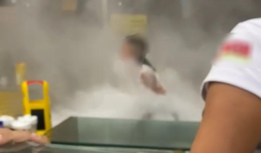 Mulher incendeia próprio corpo dentro de supermercado em Maceió