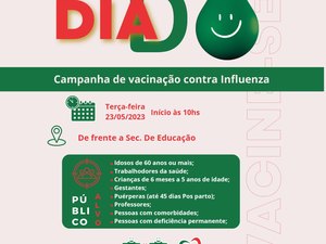 Jacuípe anuncia Dia D de vacinação contra gripe