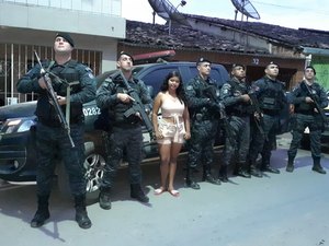 Militares do Pelopes realizam sonho de aniversário de garota de Joaquim Gomes