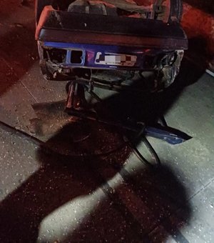 Capotamento deixa quatro pessoas feridas em Messias na Zona da Mata alagoana