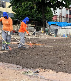 Limpeza Urbana inicia revitalização de área que era usada para descarte irregular