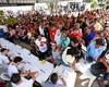 Mutirão atende pessoas em situação de rua nesta terça (6), na Praça Deodoro, em Maceió