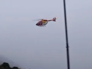 Vídeo mostra movimentação onde helicóptero do Corpo de Bombeiro caiu e matou seis pessoas