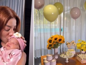 Ludmilla e Brunna celebram 1º mesversário de Zuri; veja como foi