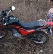 Motociclista fica ferido após perder o controle do veículo e cair em ribanceira na zona rural de Água Branca